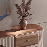 Buffet de salle à manger moderne en bois, meuble de rangement pour salon, bar à domicile, meuble de cuisine avec tiroirs de rangement