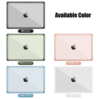 Apple Mac book Air M2 Compatible 13.6 pouces TPU PC Impact Absorber Cover PC Hard Shell Full Cover Case Slim Light Weight