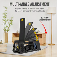 Banc de musculation multifonction réglable en métal avec rangement pour haltères, robuste, pour salle de sport à domicile
