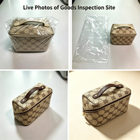 Agente en China para Inspección Previa al Envío de FBA, Control de Calidad 100%, Servicio de Inspección de Bolsas de Maquillaje por Terceros, Fábrica