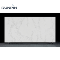 Dalle de quartz aspect marbre pour comptoir 3200x1600 20mm certifiée NSF, vente en gros, mobilier d'intérieur moderne, dessus de meuble de salle de bain