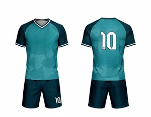 Maillot de football professionnel personnalisable de haute qualité, col en V, anti-bactérien, séchage rapide, respirant, numérique, à prix abordable - Product Image 6