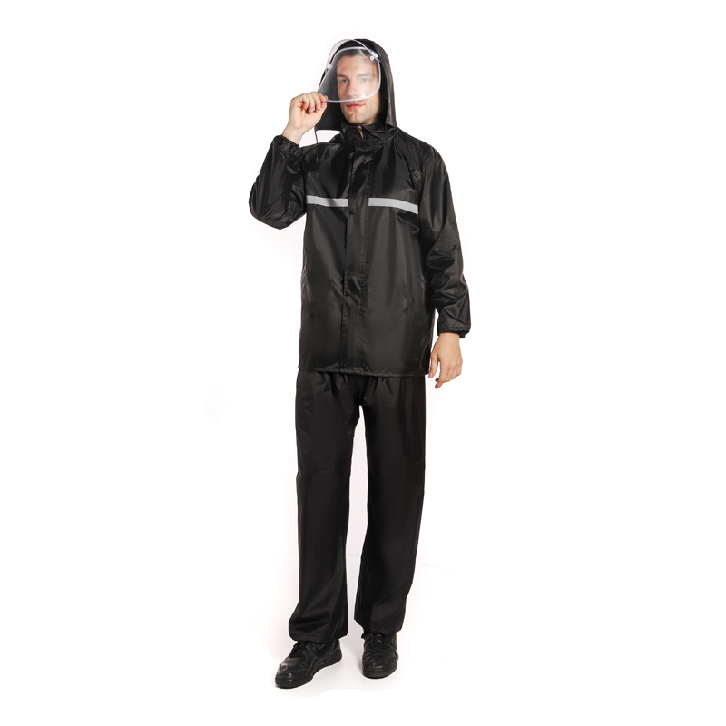 Waterproof Rain Suit (Jacket And Bib Pants). Rain Jacket - View #6