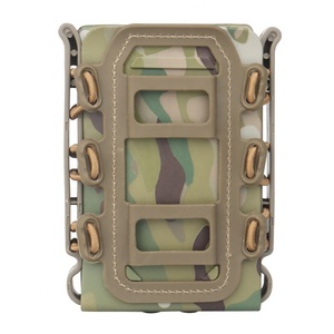 กระเป๋าใส่แม็กกาซีนแบบเร็วสำหรับปืนขนาด 5.56 และ 7.62 นิ้ว  แบบยุทธวิธี  ติดตั้งได้กับระบบโมลล์ สำหรับใช้งานกลางแจ้ง ทำจากไนลอนและพีซี - Product Image 2