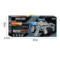 2025 enfants vente chaude simule électrique son lumière pistolet jouets activités de plein air pulvérisation Vibration pistolet jouets