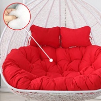 Meubles d'extérieur en gros Premium deux sièges balançoire oeuf chaise Offres Spéciales populaire Patio jardin balcon rotin suspendu balançoire chaise