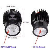 Module encastré MR16 Benory 24V CRI95 8W 12W RGBWW CCT 2000K-6000K KNX/GVS/DALI/DMX/LOXONE Smart COB LED Spot PWM Tuya Wifi