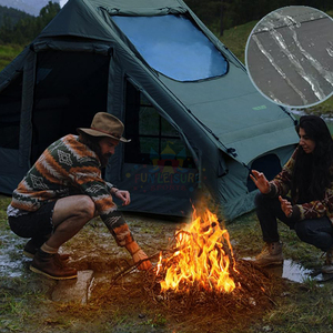 Camping en plein air imperméable 420d oxford partie tente familiale robuste ouverture rapide toile gonflable tente de camping avec lit - Product Image 2