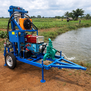 Piccola perforatrice per pozzi profondi da 25HP, 50m, 100m, 150m, macchina per la perforazione di pozzi in roccia - Product Image 4