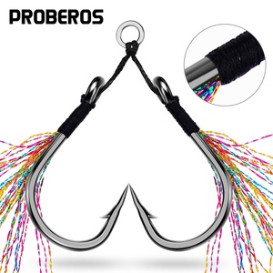 PROBEROS Barco <span class=keywords><strong>de</strong></span> pesca al curricán <span class=keywords><strong>caballo</strong></span> <span class=keywords><strong>de</strong></span> potencia línea principal atada con anzuelo Luya a granel - Product Image 3