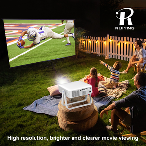 1080P Full <span class=keywords><strong>HD</strong></span> Video Chiếu Thông Minh <span class=keywords><strong>Android</strong></span> Tự Động Tập Trung Keystone Chỉnh Rạp Hát Tại Nhà Máy Chiếu - Product Image 3