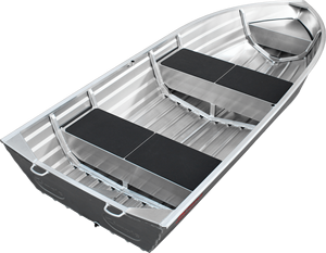 Imbarcazione <span class=keywords><strong>Waterplay</strong></span> in alluminio da 16 piedi con rastrelliera Wakeboard e traino multiuso barca a remi - Product Image 4