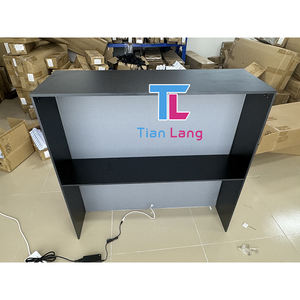 Marco de aluminio SEG de 5 pies de alta calidad, mostrador LED, tela de podio, mesa de exhibición de Feria Comercial retroiluminada, exposiciones de marca llamativas - Product Image 6