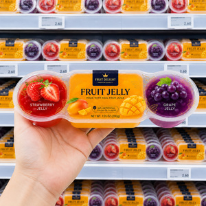 Plateau de sevrage pour bébé en PP sans BPA à 3 compartiments, film scellable de qualité alimentaire, assiette à purée, gelée et fruits pour nourrissons, blister personnalisable avec logo - Product Image 4