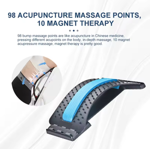 Dispositivo Multinivel para Alivio del Dolor de Espalda Baja Soporte Lumbar Tabla Espinal Masajeador y Estirador de Espalda para Aplicación Corporal - Product Image 6