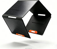 Panneau solaire portable pliable de 200 W, chargeur solaire à haute efficacité de 23,5 % avec sortie MC4 et connecteur DC 3-en-1 pour centrale électrique