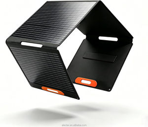 แผงโซลาร์เซลล์แบบพกพาพับได้ 200W เครื่องชาร์จพลังงานแสงอาทิตย์ประสิทธิภาพสูง 23.5% พร้อมเอาต์พุต MC4 และขั้วต่อ DC 3-in-1 สำหรับสถานีไฟฟ้า - Product Image 1