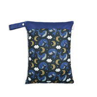 Sac à couches écologique imperméable à l'eau, grande capacité, deux poches, sac à couches réutilisable pour bébé