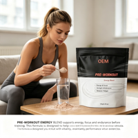 Poudre pré-entraînement OEM sous marque privée 150g 5.29oz – Mélange énergétique pour la concentration – Complément nutritionnel sportif pour la vente en gros