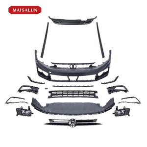 Kit Carrozzeria Stile <span class=keywords><strong>R</strong></span> <span class=keywords><strong>Line</strong></span> per Ricambi Auto MAISALUN per <span class=keywords><strong>Volkswagen</strong></span> VW <span class=keywords><strong>POLO</strong></span> 2019 Paraurti Anteriore Kit Accessori Auto - Product Image 6