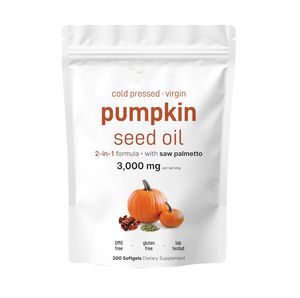 Rving, 180 softgels 지방산 및 식물 스테롤과 호박씨 기름 | 머리, 방광 및 전립선 건강을 지원 - Product Image 1