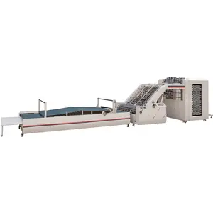 High-Speed Folder Gluer Gluing Machine Automatic Paper Food Cake Pizza 4 6 Corners Box Bag Plate Lid Straw Cup Folder Gluer