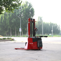 Chariot élévateur électrique personnalisé 1,5T 2T avec système de climatisation complet, plateforme conducteur à jambes larges réglables, pour entrepôt, hauteur de levage 3m 4m 5m