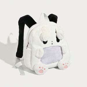 Design Designs and Customizes Cute Cartoon <b>Backpacks</b> Ita Bagsautumn and Winter Plush Bags and <b>Large</b>-<b>capacity</b> Fluffy <b>Backpacks</b> - Product Image 4