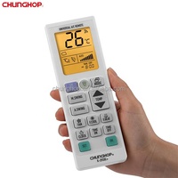 CHUNGHOP-Control remoto de aire acondicionado universal, código fijo compatible con Gree Haier Hisense Lg Panasonic Chigo Tcl