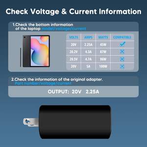 <span class=keywords><strong>2</strong></span>-gói 45W loại C sạc 6ft USB C Cáp siêu nhanh sạc QC3.0 tương thích 9V/2A cho thiên hà S24 tường sạc khối - Product Image 5