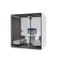 Cabine téléphonique insonorisée pour bureau privé, espace de travail individuel, système d'air frais Turbo, cabine insonorisée pour bureau