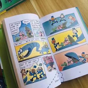 Penjualan Langsung Pabrik 18 Buku Set Komik Sampul Keras Berwarna Dog Man Buku Cerita Bergambar untuk Anak-Anak - Product Image 6