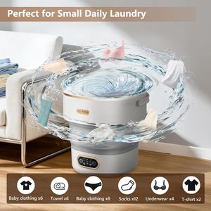 <span class=keywords><strong>Mini</strong></span> Lavadora Portátil Plegable <span class=keywords><strong>de</strong></span> Plástico con Carga Superior <span class=keywords><strong>de</strong></span> 13L y <span class=keywords><strong>Centrifugadora</strong></span> para <span class=keywords><strong>Ropa</strong></span> <span class=keywords><strong>de</strong></span> Bebé, <span class=keywords><strong>Ropa</strong></span> Interior y Calcetines - Product Image 6