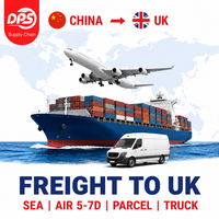 Transitaire aérien prioritaire DPS Logistics pour FBA, de Chine au Royaume-Uni, DDP porte-à-porte, agent de fret