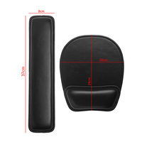 Alas Mouse dan Keyboard dari Kulit PU Berkualitas Tinggi OEM, Penyangga Pergelangan Tangan, Aksesoris Komputer Grosir
