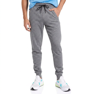 Pantalones Deportivos Casuales Ligeros para Hombre, al por Mayor, con Logotipo Bordado Personalizado, Puños Acanalados, Forro Polar Suave, para Gimnasio y Ejercicio - Product Image 1