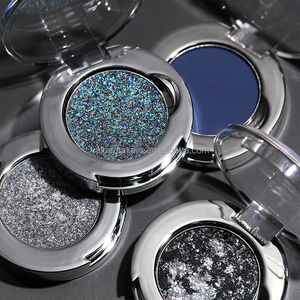 Hot <strong>Silver</strong> Gold Container Vegan Duochrome <strong>Eye</strong> Shadow Custom Logo High Pigment Single Glitter Metallic Eyeshadow for <strong>Eyes</strong> <strong>Makeup</strong> - Product Image 2