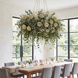 Vente en gros de têtes de roses scintillantes en poudre dorée, têtes de roses en cristal, décoration de Noël - Product Image 2