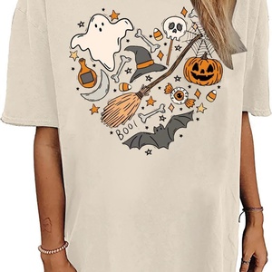 Women's Cute <b>Love</b> <b>Heart</b> Graphic Summer T-Shirt Quick Dry Anti-Pilling Casual Short Sleeve Valentine Gift <b>Tops</b> - Product Image 3