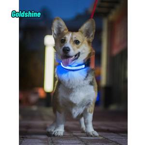 USB 충전식 조정 가능한 나일론 애완견 목걸이 분실 방지 <span class=keywords><strong>LED</strong></span> 글로우 야간 안전 기능 애완견용 프로모션 팔찌 - Product Image 6