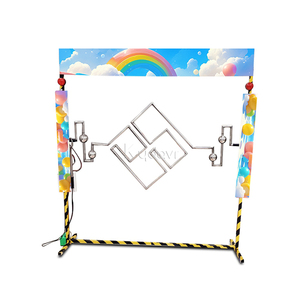Parc d'attractions géant électrique interactif réaction défi cross fire prop personnalisé bricolage buzz wire game - Product Image 1