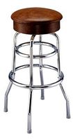 Tabouret de bar pivotant à 360° de luxe moderne, structure en métal chromé, réglable, qualité commerciale, chaise d'îlot de cuisine, tabouret personnalisable avec logo