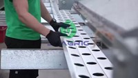 Système de canaux hydroponiques mobiles NFT en PVC pour la culture de laitues à haut rendement, économie de main-d'œuvre, prix direct usine