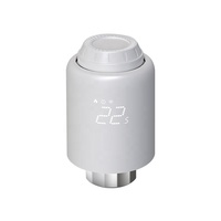 Zigbee-pantalla LED de potencia Ultra baja, programación semanal inteligente, válvula termostática de radiador de habitación inalámbrica