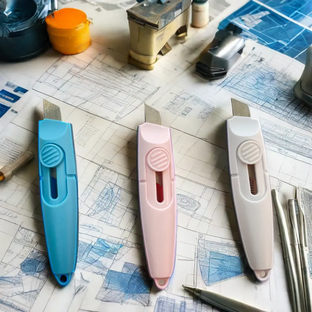 Конфетная цветная мультяшная милая маленькая рыбка мини-художественный нож высокой красоты Экспресс-нож для резки бумаги