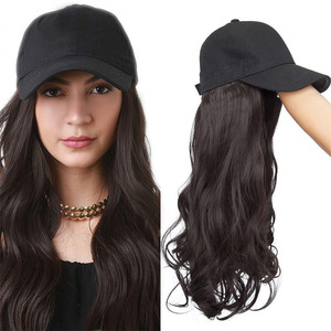Casquette de baseball tendance avec perruque intégrée, <span class=keywords><strong>cheveux</strong></span> longs ondulés naturels <span class=keywords><strong>pour</strong></span> femmes, parfaite <span class=keywords><strong>pour</strong></span> les sorties décontractées, les voyages <span class=keywords><strong>et</strong></span> le quotidien - Product Image 2