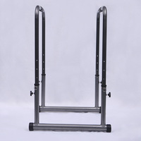 Barres parallèles portables réglables en acier inoxydable robuste, capacité 200 kg, usage commercial, intégrées, directement de l'usine