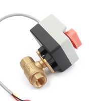 Vanne proportionnelle 4-20ma 0-10v DN15 Système de contrôle de l'eau de 1/2 pouces Vanne modulante à 2 voies
