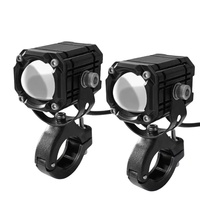 Feux de conduite clignotants à 4 couleurs, phares LED, feux stroboscopiques et antibrouillard, ampoules LED 12-85v, système d'éclairage pour moto