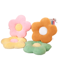 Coussin en peluche douce en coton en forme de fleur, 35/50 cm, pour canapé et décoration intérieure – Offre Spéciale